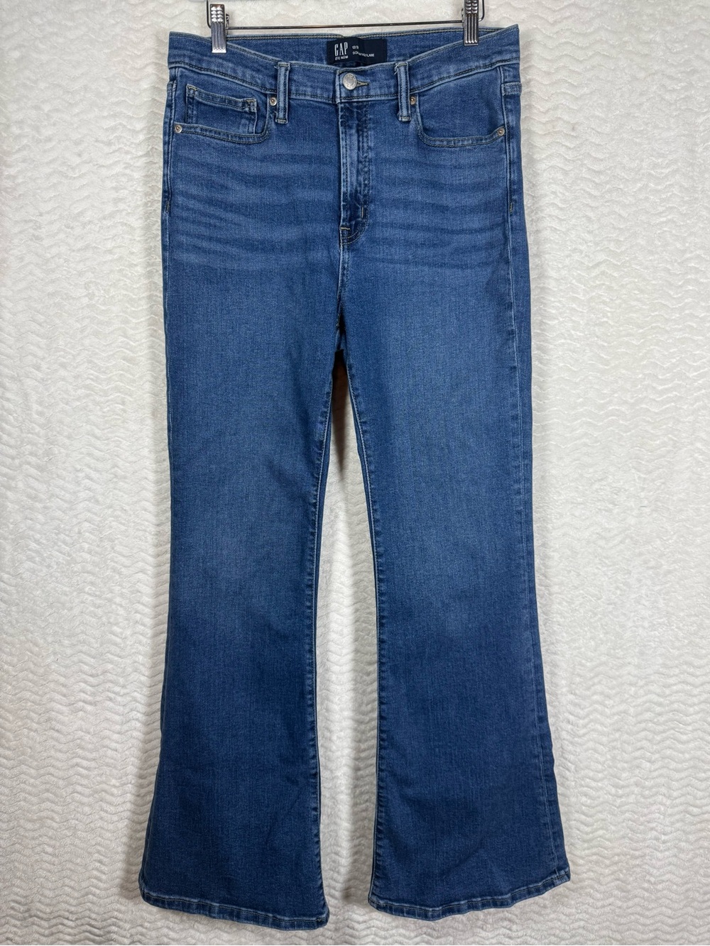 GAP Women's Dark Blue Soft Vintage Flare Leg Jeans